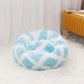Round Large Dog Sofa Bed with Zipper Washable Cover Pet Bed Cat Bed Mats Winter Warm Sleeping Pets Net Cushion Dogs Supplies