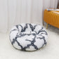 Round Large Dog Sofa Bed with Zipper Washable Cover Pet Bed Cat Bed Mats Winter Warm Sleeping Pets Net Cushion Dogs Supplies