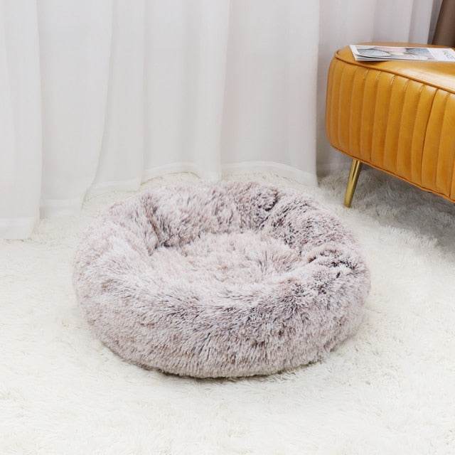 Round Large Dog Sofa Bed with Zipper Washable Cover Pet Bed Cat Bed Mats Winter Warm Sleeping Pets Net Cushion Dogs Supplies