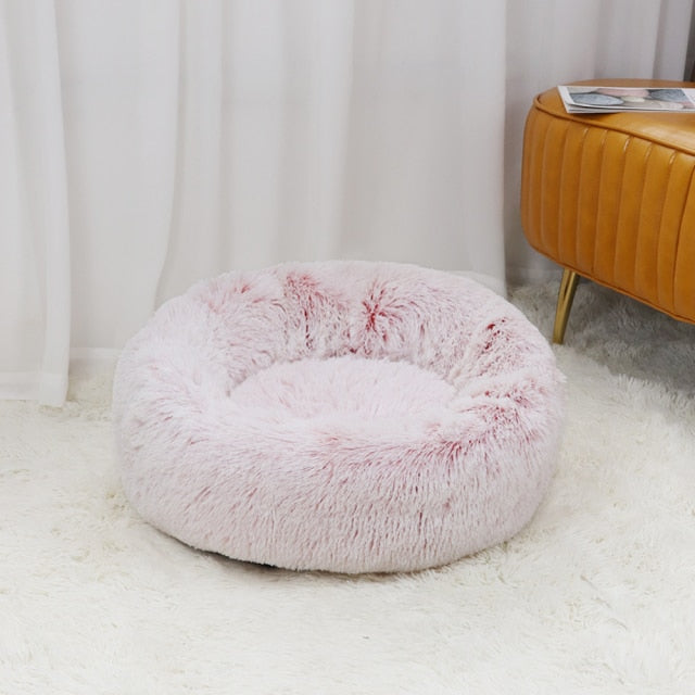 Round Large Dog Sofa Bed with Zipper Washable Cover Pet Bed Cat Bed Mats Winter Warm Sleeping Pets Net Cushion Dogs Supplies