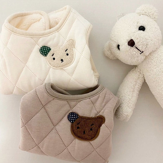 Puppy Coat for Autumn and Winter Padded Pet Cotton-padded Coat  Solid Color Dog Clothes Warm Pet Dog Cotton-Padded Jacket