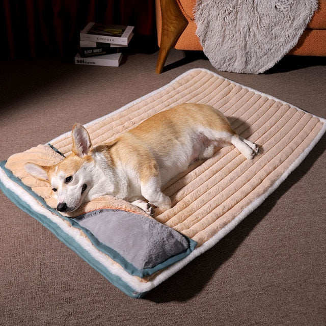 HOOPET Winter Padded Cushion For Small Big Dogs Sleeping Beds And Houses For Cats Super Soft Durable Mattress Removable Pet Mat