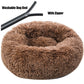 Round Large Dog Sofa Bed with Zipper Washable Cover Pet Bed Cat Bed Mats Winter Warm Sleeping Pets Net Cushion Dogs Supplies