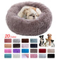Round Large Dog Sofa Bed with Zipper Washable Cover Pet Bed Cat Bed Mats Winter Warm Sleeping Pets Net Cushion Dogs Supplies