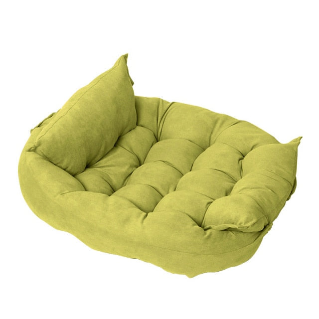Dog Sofa Pet Bed Kennel Mat Soft Puppy Beds Cat House Warm Pets Couch Cats Supplies Large Dog Winter Multifunction Accessories