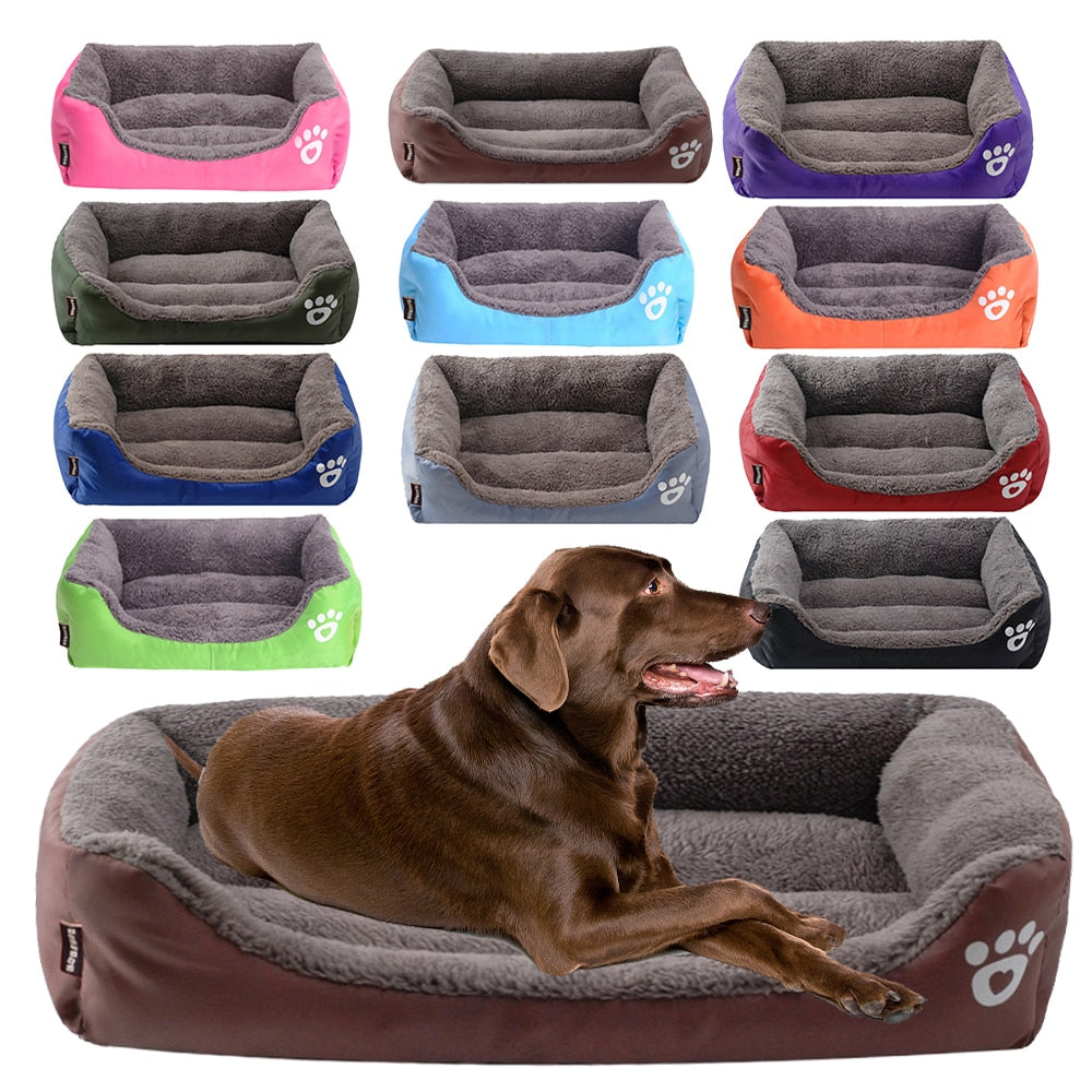 Winter Warm Large Dog Sofa Bed Dog Kneel Cat Mats House Cushion Pet Sleeping Sofa Beds Mat for Large and Small Dog