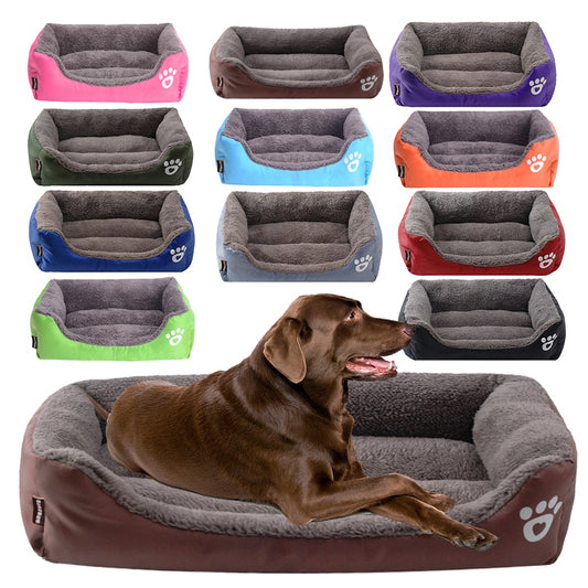 Winter Warm Large Dog Sofa Bed Dog Kneel Cat Mats House Cushion Pet Sleeping Sofa Beds Mat for Large and Small Dog