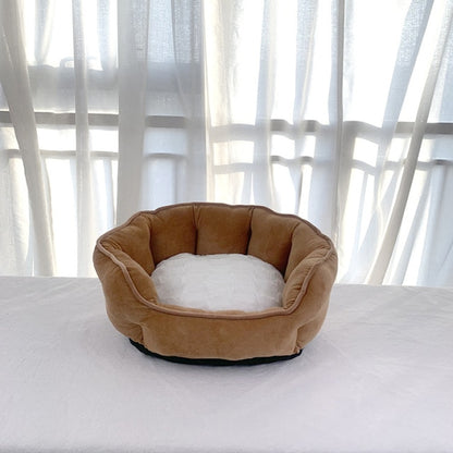Dog Bed Super Cute Soft Mat Pearl Shell Cat Bed Winter House for Warm Cotton Comfortable Pet Accessories