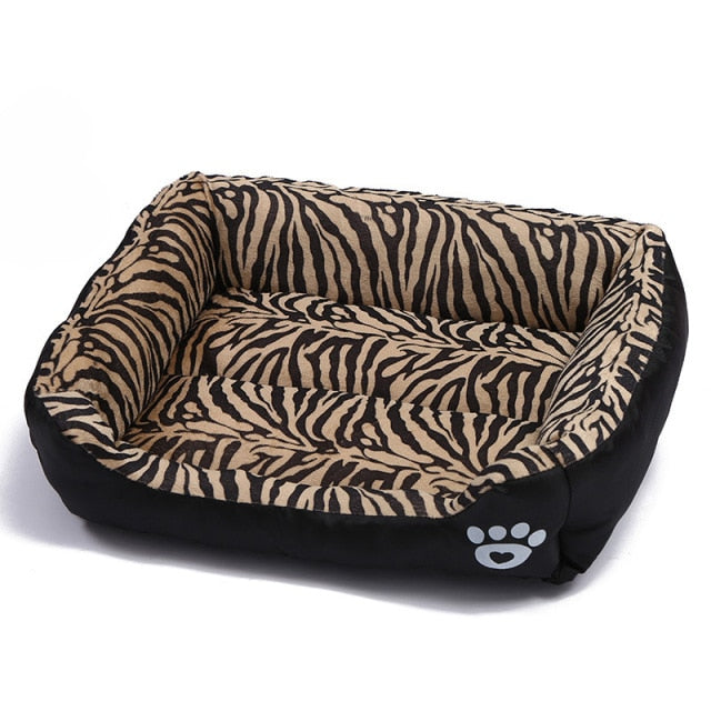 Pet Sofa Dog Bed Soft Fleece Warm Dog House Waterproof Bottom For Small Medium Large Dogs Cats Beds House S-2XL