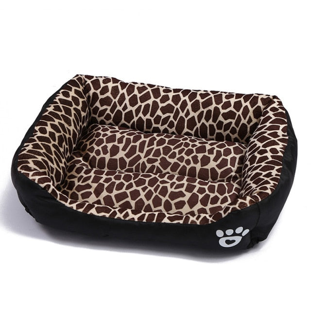 Pet Sofa Dog Bed Soft Fleece Warm Dog House Waterproof Bottom For Small Medium Large Dogs Cats Beds House S-2XL