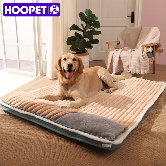 HOOPET Winter Padded Cushion For Small Big Dogs Sleeping Beds And Houses For Cats Super Soft Durable Mattress Removable Pet Mat