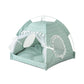 Pet Dog Tent Portable Cute Pattern Cat House Pet Small Dog Bed Breathable Thick Cushion Pet Hut Outdoor Indoor Pet Bed Supplies