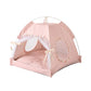 Pet Dog Tent Portable Cute Pattern Cat House Pet Small Dog Bed Breathable Thick Cushion Pet Hut Outdoor Indoor Pet Bed Supplies
