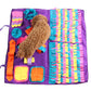 Pet Sniffing Mat Washable Dog Cat Smell Training Pad Consume Energy Puzzle Pet Toys Puppy Dog Release Stress Training Blanket