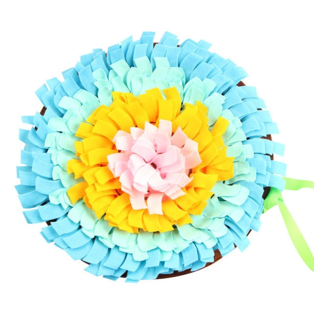 Pet Sniffing Mat Washable Dog Cat Smell Training Pad Consume Energy Puzzle Pet Toys Puppy Dog Release Stress Training Blanket