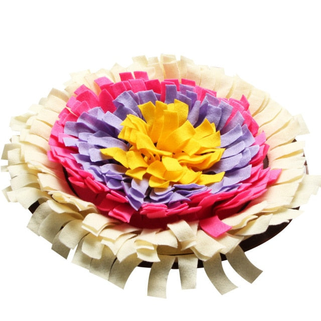 Pet Sniffing Mat Washable Dog Cat Smell Training Pad Consume Energy Puzzle Pet Toys Puppy Dog Release Stress Training Blanket