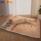 Orthopedic Calming Dog Beds with Pillow Thicken Removable 3D Memory Foam Deep Sleeping For Large Dogs and Cat Bed Washable Cover