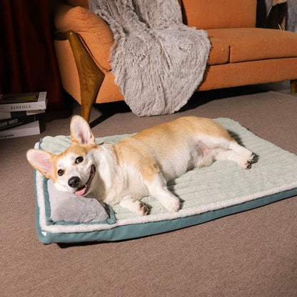 Orthopedic Calming Dog Beds with Pillow Thicken Removable 3D Memory Foam Deep Sleeping For Large Dogs and Cat Bed Washable Cover