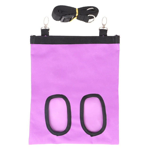 Hay Bag Hanging Pouch Feeder Holder Feeding Dispenser Container for Rabbit Guinea Pig Small Animals Pet High Quality