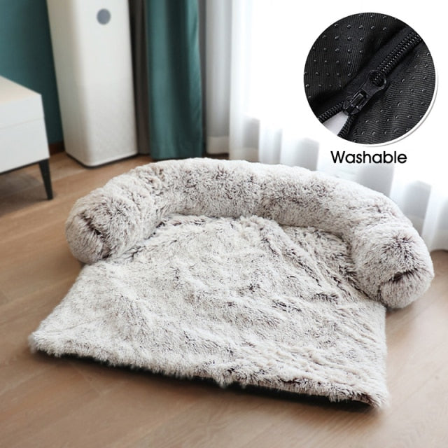 Pet Sofa Dog Bed Washable Cat Bed Puppy Blanket Warm Cat's House Kennel Mat Couches Floor Furniture Protector Dog Accessories