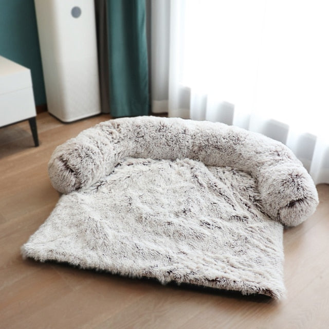 Pet Sofa Dog Bed Washable Cat Bed Puppy Blanket Warm Cat's House Kennel Mat Couches Floor Furniture Protector Dog Accessories