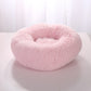 Super Soft Cat Bed Round Fluffy Dog Sleeping Basket Long Plush Warm Pet Mat Cute Lightweight Comfortable Touch Kennel Large Dog