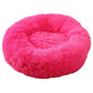 Super Soft Cat Bed Round Fluffy Dog Sleeping Basket Long Plush Warm Pet Mat Cute Lightweight Comfortable Touch Kennel Large Dog