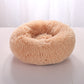 Super Soft Cat Bed Round Fluffy Dog Sleeping Basket Long Plush Warm Pet Mat Cute Lightweight Comfortable Touch Kennel Large Dog