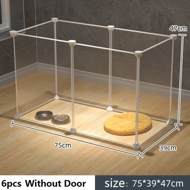 Cat Cage Large Indoor DIY Design Pet Home Small Animal House Detachable Playpen Dog Pen Rabbit Pen Small Pet Playpen