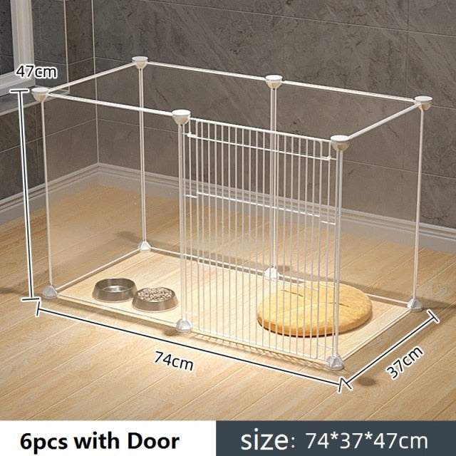 Cat Cage Large Indoor DIY Design Pet Home Small Animal House Detachable Playpen Dog Pen Rabbit Pen Small Pet Playpen