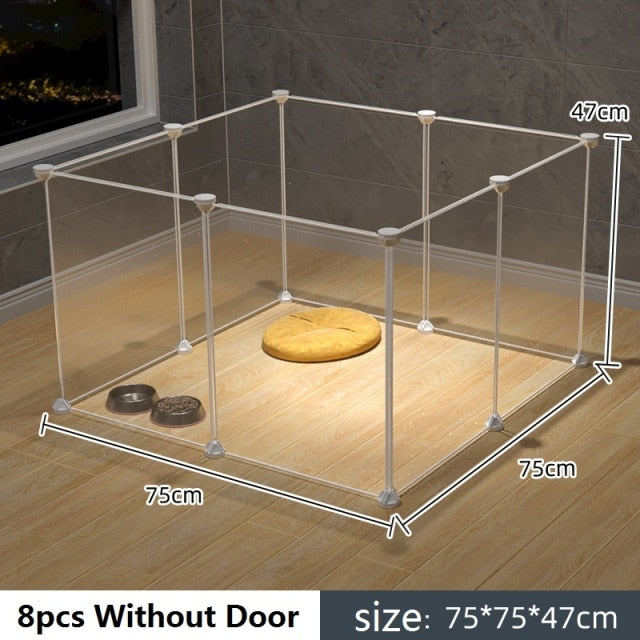 Cat Cage Large Indoor DIY Design Pet Home Small Animal House Detachable Playpen Dog Pen Rabbit Pen Small Pet Playpen