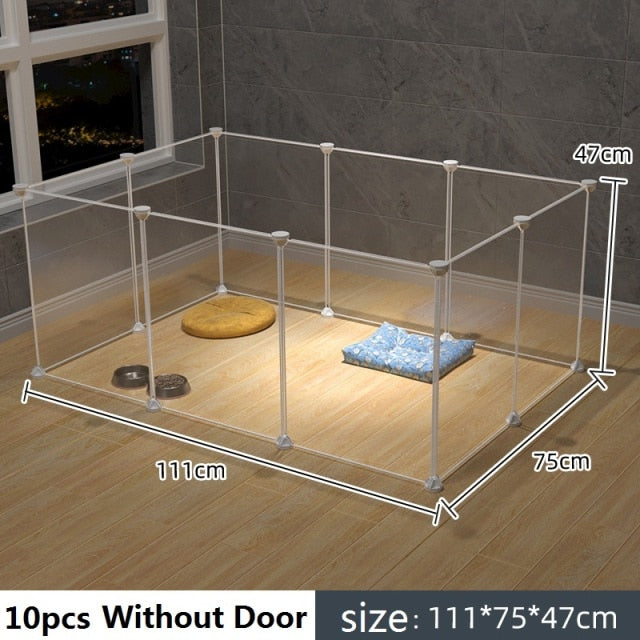 Cat Cage Large Indoor DIY Design Pet Home Small Animal House Detachable Playpen Dog Pen Rabbit Pen Small Pet Playpen