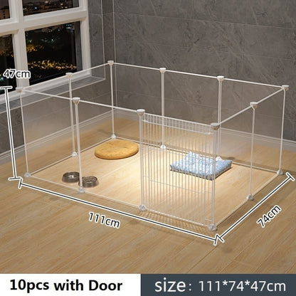 Cat Cage Large Indoor DIY Design Pet Home Small Animal House Detachable Playpen Dog Pen Rabbit Pen Small Pet Playpen