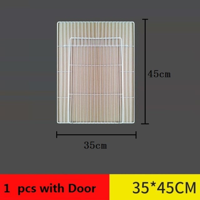 Cat Cage Large Indoor DIY Design Pet Home Small Animal House Detachable Playpen Dog Pen Rabbit Pen Small Pet Playpen