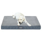Memory Foam Orthopedic Dog Bed Calming Pet Sleeping Pad Washable Dog Crate Mat Plush Removable Cover For Medium Large Dogs House