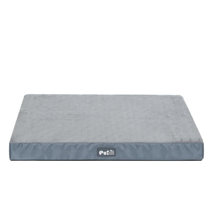Memory Foam Orthopedic Dog Bed Calming Pet Sleeping Pad Washable Dog Crate Mat Plush Removable Cover For Medium Large Dogs House