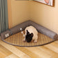 Pet Bed Cool Mat Summer Keep Cool Ice Cooling Mat For Dog Supplies Sleeping Pad With Pillow Washable Pet Sofa Mat Dog Blanket