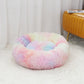 The New Warmth Dog Mat Super Soft Pet Bed Round Long Hair Fall Winter Nest Mat Cat And Dog Mat Small And Medium Mat Portable Pet