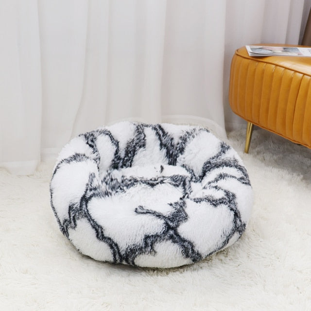 The New Warmth Dog Mat Super Soft Pet Bed Round Long Hair Fall Winter Nest Mat Cat And Dog Mat Small And Medium Mat Portable Pet