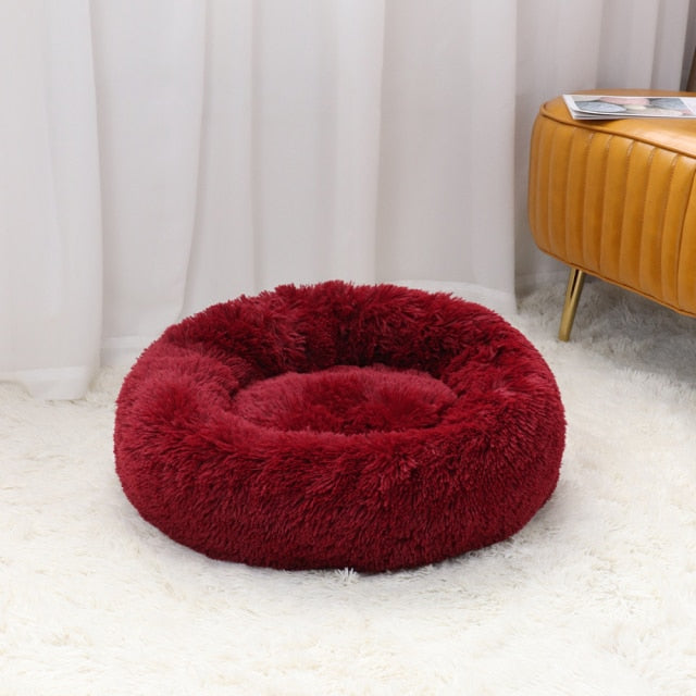 The New Warmth Dog Mat Super Soft Pet Bed Round Long Hair Fall Winter Nest Mat Cat And Dog Mat Small And Medium Mat Portable Pet