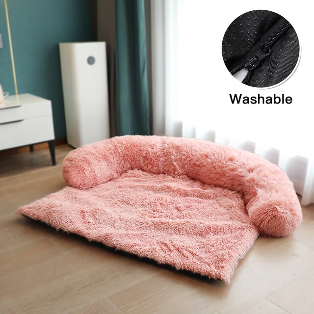 Dog Sofa Bed with Zipper Washable Cat Beds Pet Bed for Large Dog Kennel Removeble Dog Beds Cat Mats Furniture Protective Cover