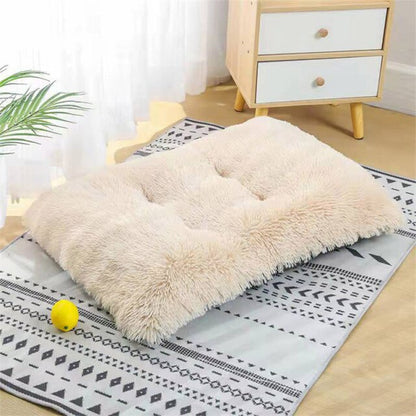 Pet Dog Bed Warm Fleece Nest House Plush Winter Bed Suitable For Medium And Large Dogs And Cats Soft Sofa Cushion