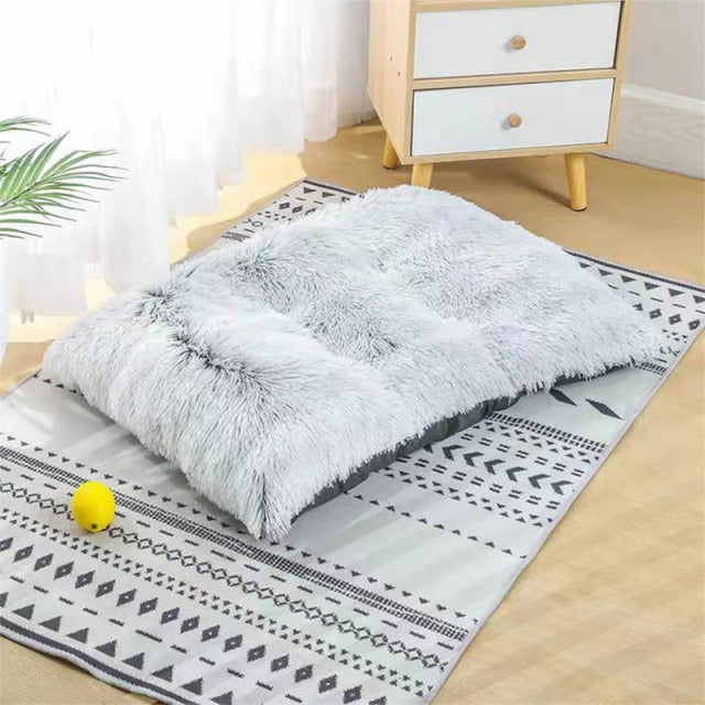Pet Dog Bed Warm Fleece Nest House Plush Winter Bed Suitable For Medium And Large Dogs And Cats Soft Sofa Cushion