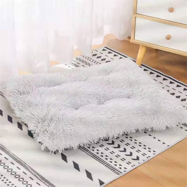 Pet Dog Bed Warm Fleece Nest House Plush Winter Bed Suitable For Medium And Large Dogs And Cats Soft Sofa Cushion
