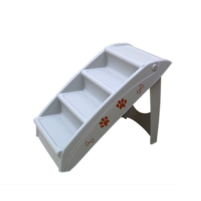 Pet Ladder 4 Steps Small Foldable Dog Stairs Thick Non-Slip Pet Climbing Stairs Cat Dog Steps For Bed Sofa Pet Supplies