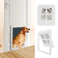 NICREW Pet Screen Door Dog Fence Home Automatic Flap Door Cat Flap Doors Foldable Plastic Pet Dogs Cats Door Easy Install