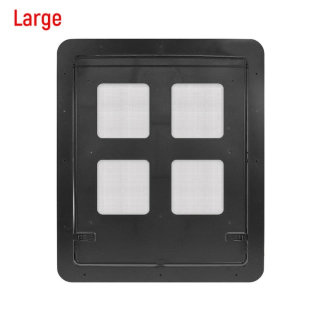 NICREW Pet Screen Door Dog Fence Home Automatic Flap Door Cat Flap Doors Foldable Plastic Pet Dogs Cats Door Easy Install