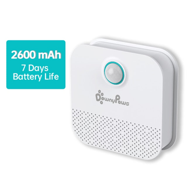 DownyPaws 4000mAh Smart Cat Odor Purifier For Cats Litter Box Deodorizer Dog Toilet Rechargeable Air Cleaner Pets Deodorization