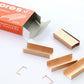 Cute Rose Gold Colorful Stapler Staple Remover Staples Tools Creative Transparent Stapler Stationery Office School Supply