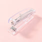 Transparent Rose Gold Office Supplies Color Scissors Colorful Stapler Punch Nail Art Scrub